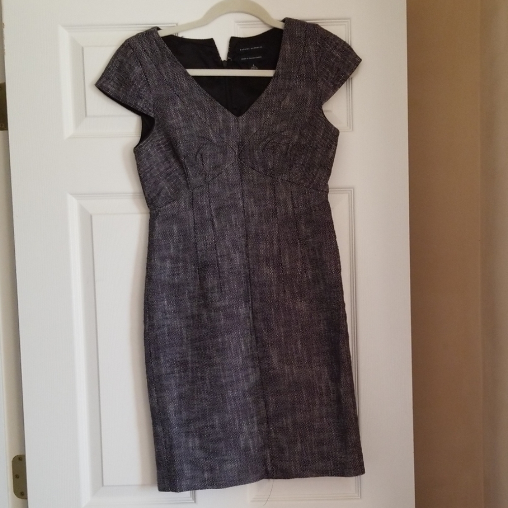 Banana Republic Textured V-neck Dress